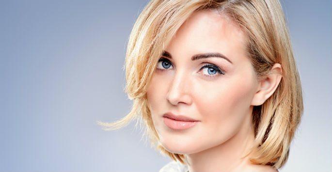 woman looking at camera