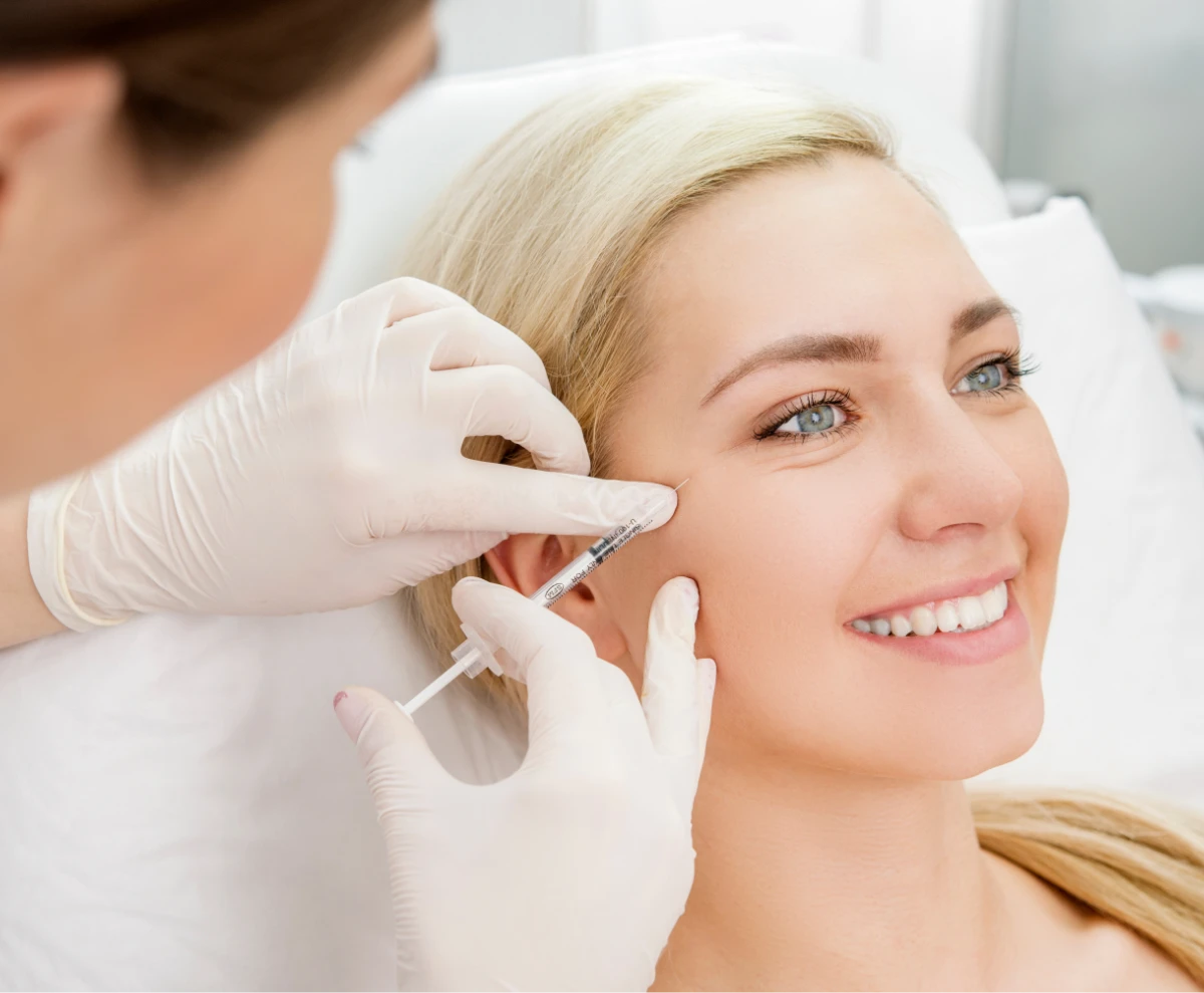 dysport injection to crows feet